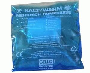 Genbrugs kulde/varmepose 13 x 14 cm.